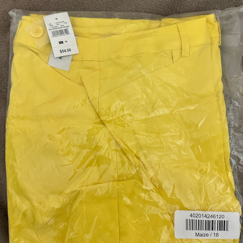 Ashley Stewart Vibrant Yellow Pantsuit - Picture 4 of 6